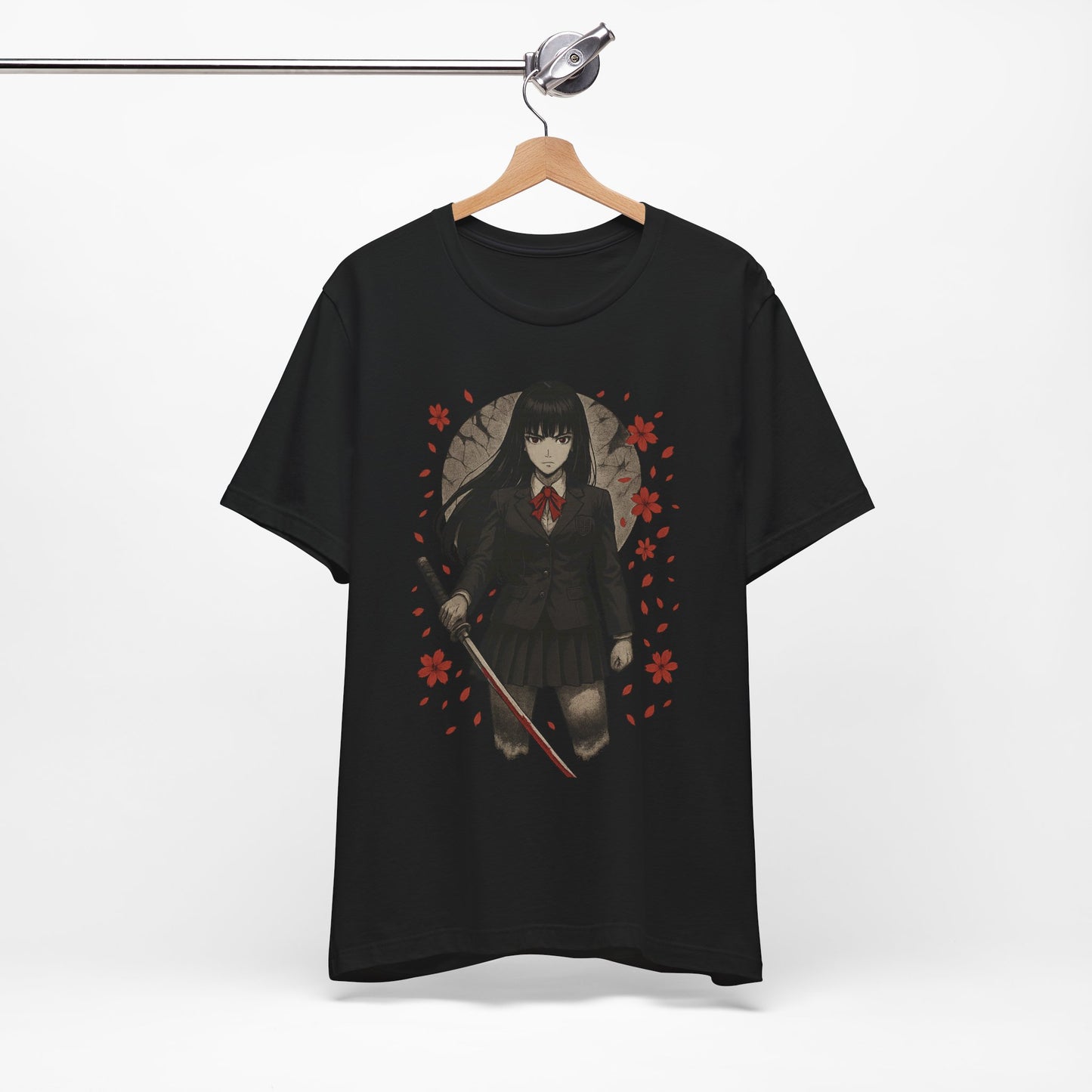 Midnight Executioner – Anime Villain Aesthetic T-Shirt