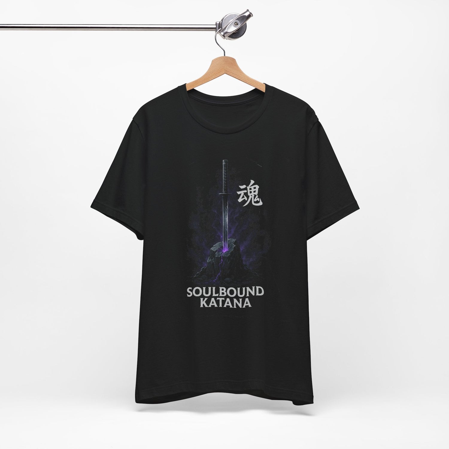 Soulbound Katana anime t-shirt with kanji