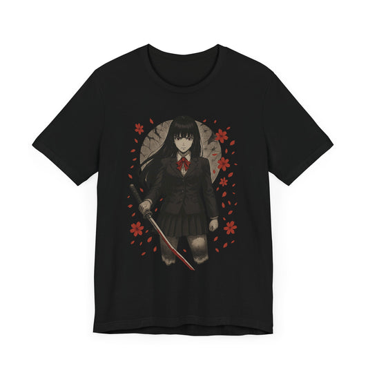 Midnight Executioner – Anime Villain Aesthetic T-Shirt